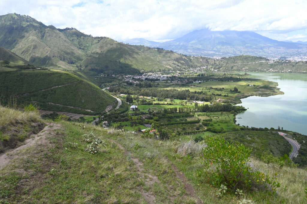 Hills and a lake