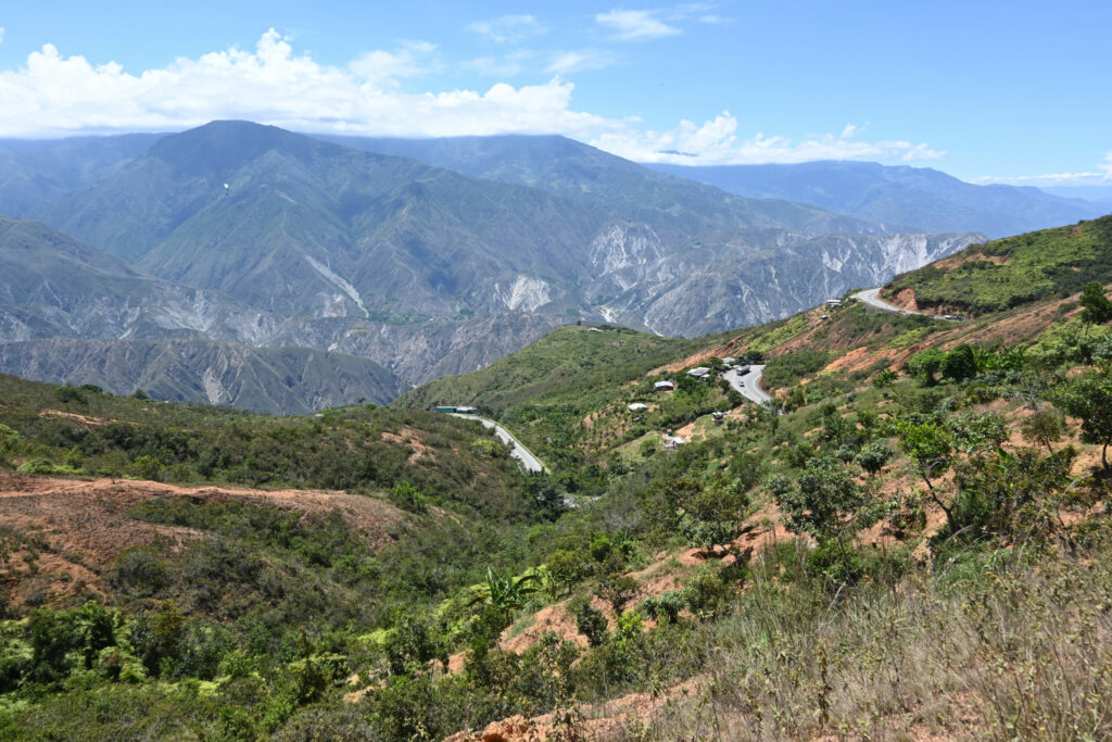 serpentines on a mountain